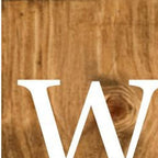 47" Natural And White Solid Wood Welcome Porch Sign