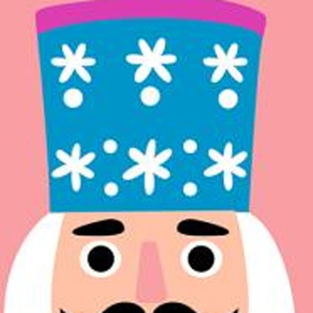 59" Blue And Pink Solid Wood Tis The Season Christmas Nutcracker Porch Sign
