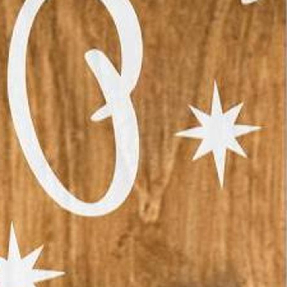 59" Natural And White Solid Wood Christmas Nativity Porch Sign