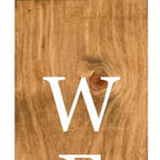 47" Natural And White Solid Wood Basset Hound Welcome Porch Sign