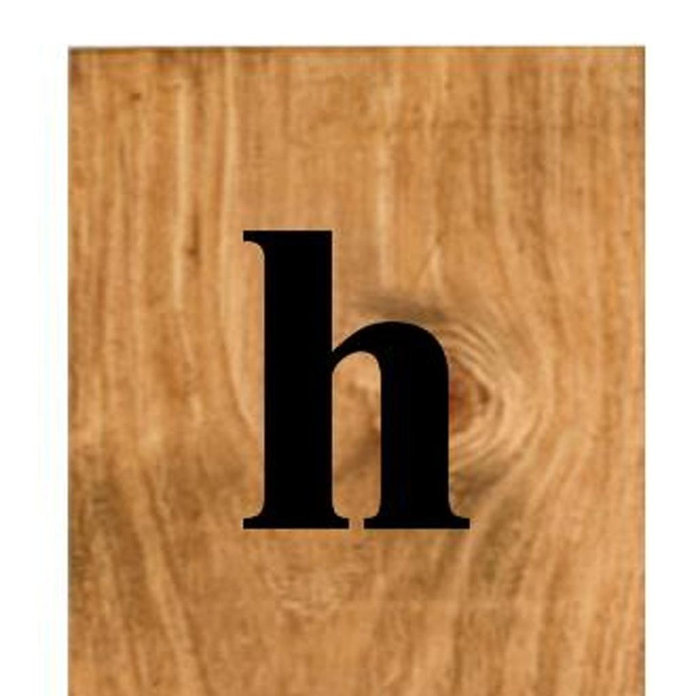 47" Black And Natural Solid Wood Wildflowers Hello Porch Sign