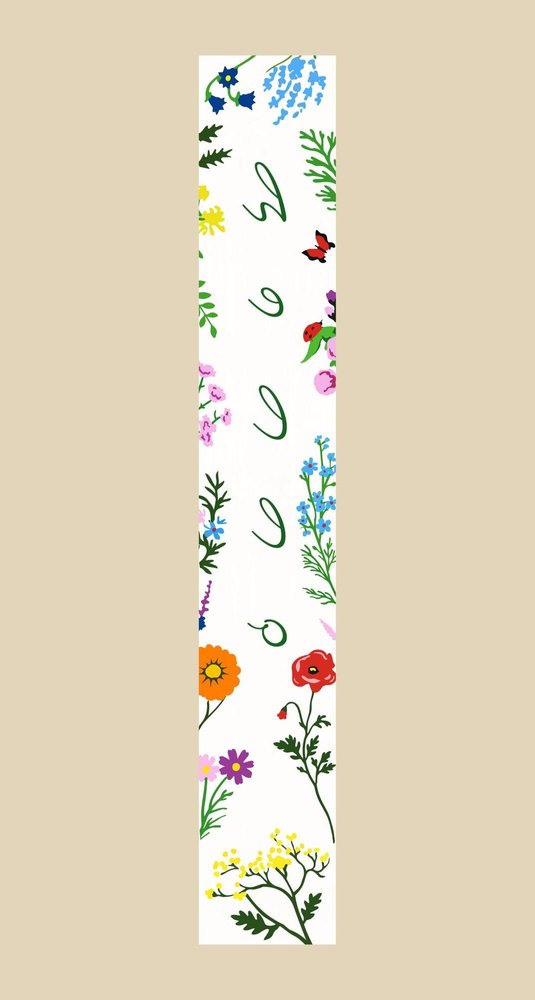 47" Green And White Solid Wood Floral Bouquet Hello Porch Sign