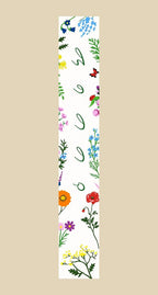 47" Green And White Solid Wood Floral Bouquet Hello Porch Sign