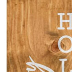 47" Green Natural And White Solid Wood Happy Holidays Christmas Christmas Trees Porch Sign