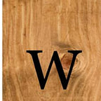47" Black And Natural Solid Wood Welcome Porch Sign