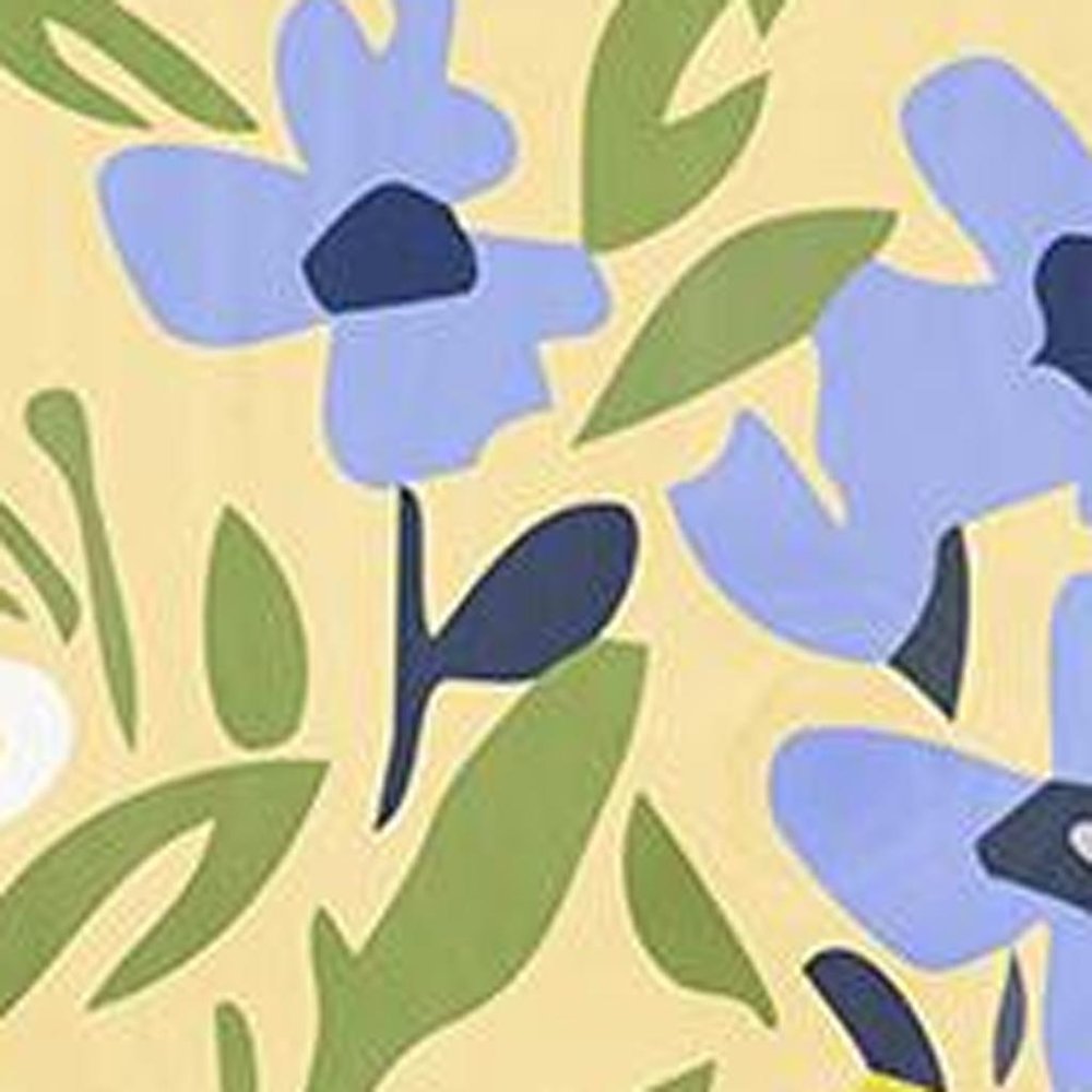 47" Black Blue Cream And Green Solid Wood Daisies Welcome Porch Sign