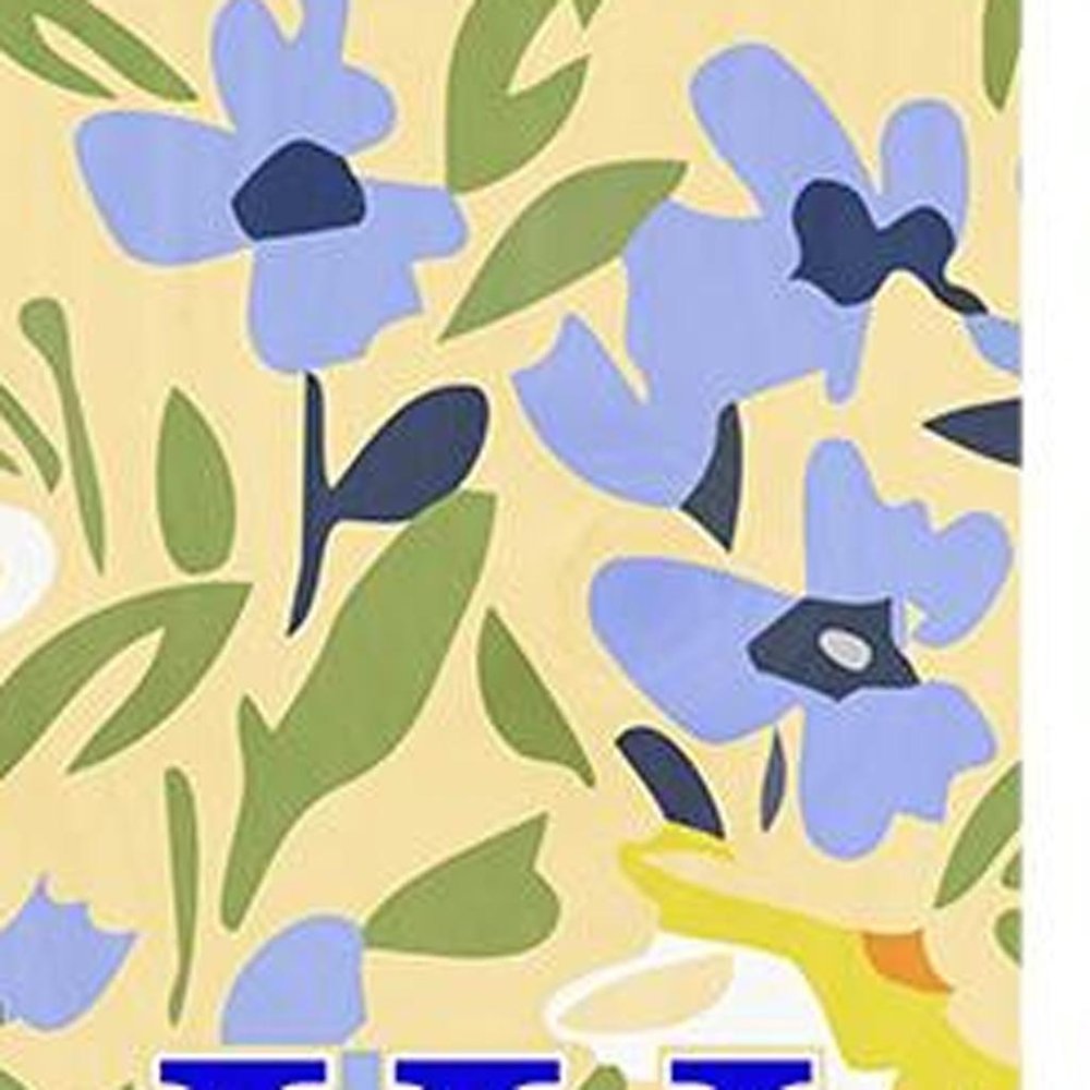 47" Black Blue Cream And Green Solid Wood Daisies Welcome Porch Sign