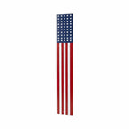 47" Red White And Blue Stars And Stripes Solid Wood Porch Sign