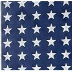 47" Red White And Blue Stars And Stripes Solid Wood Porch Sign