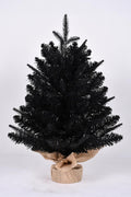 2' Black Full Fir Christmas Tree