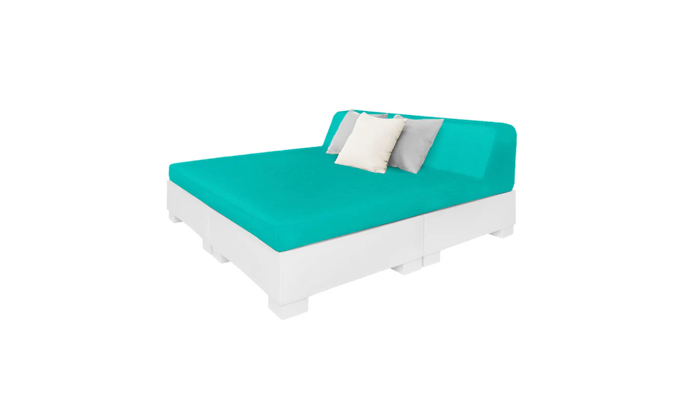 Affinity Square Sunbed with Backrest Cushion