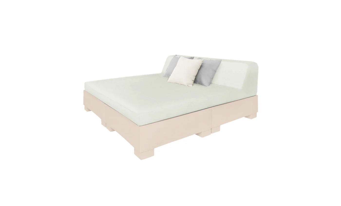 Affinity Square Sunbed with Backrest Cushion
