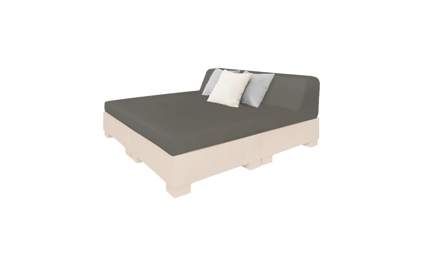 Affinity Square Sunbed with Backrest Cushion