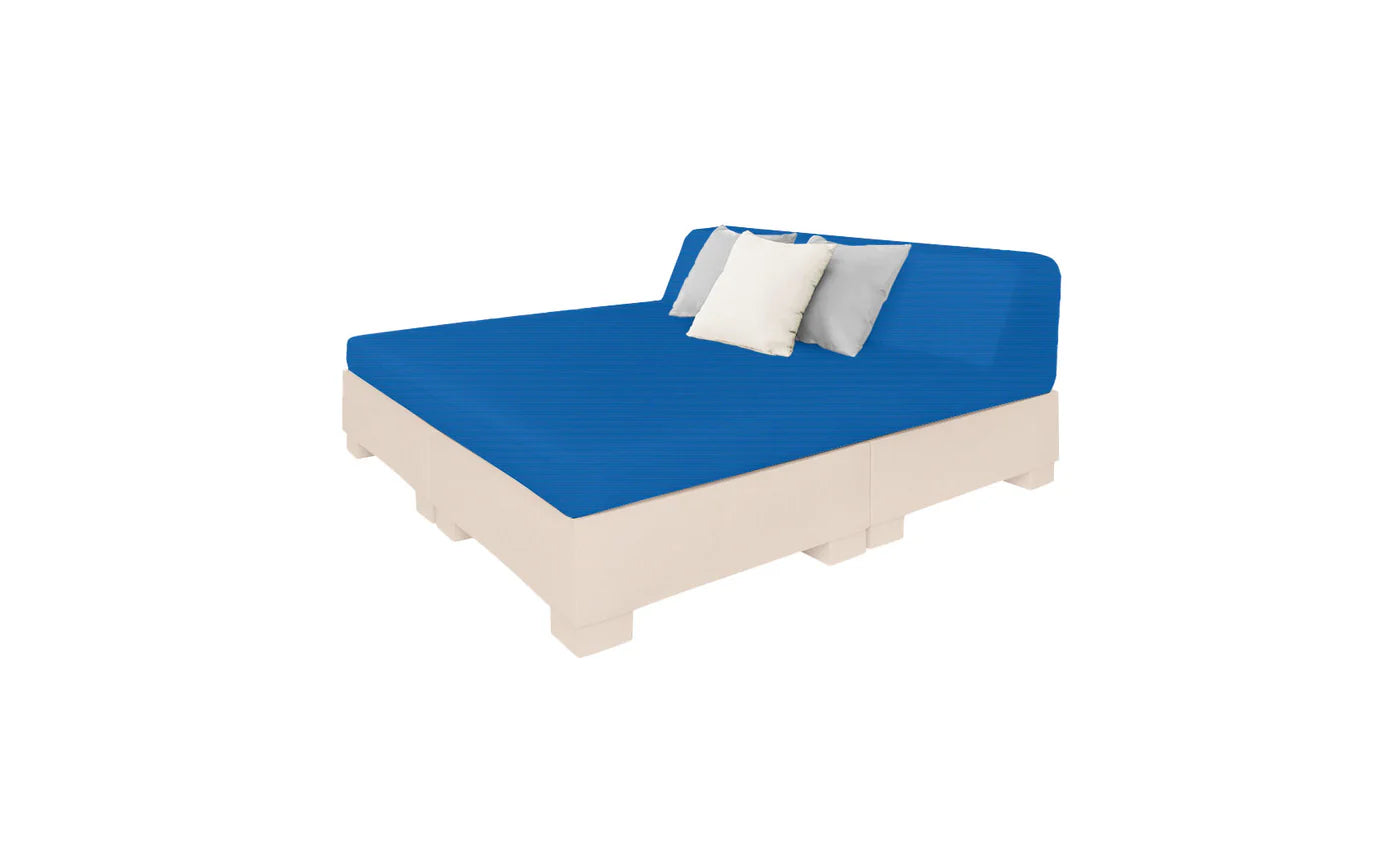 Affinity Square Sunbed with Backrest Cushion