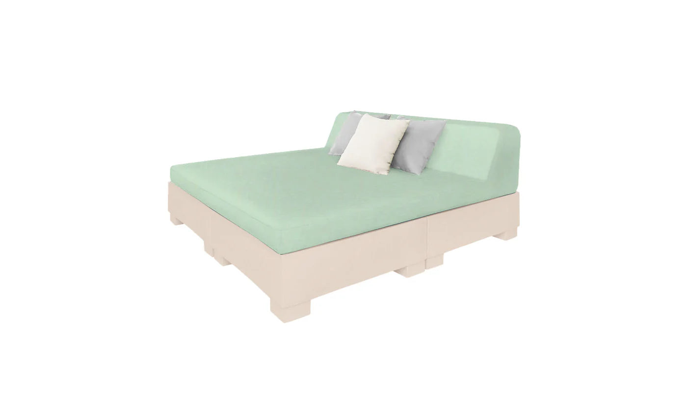 Affinity Square Sunbed with Backrest Cushion