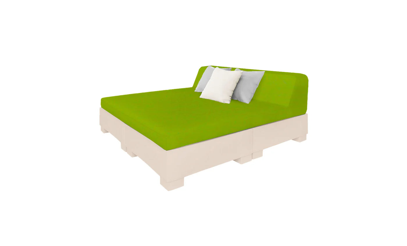 Affinity Square Sunbed with Backrest Cushion