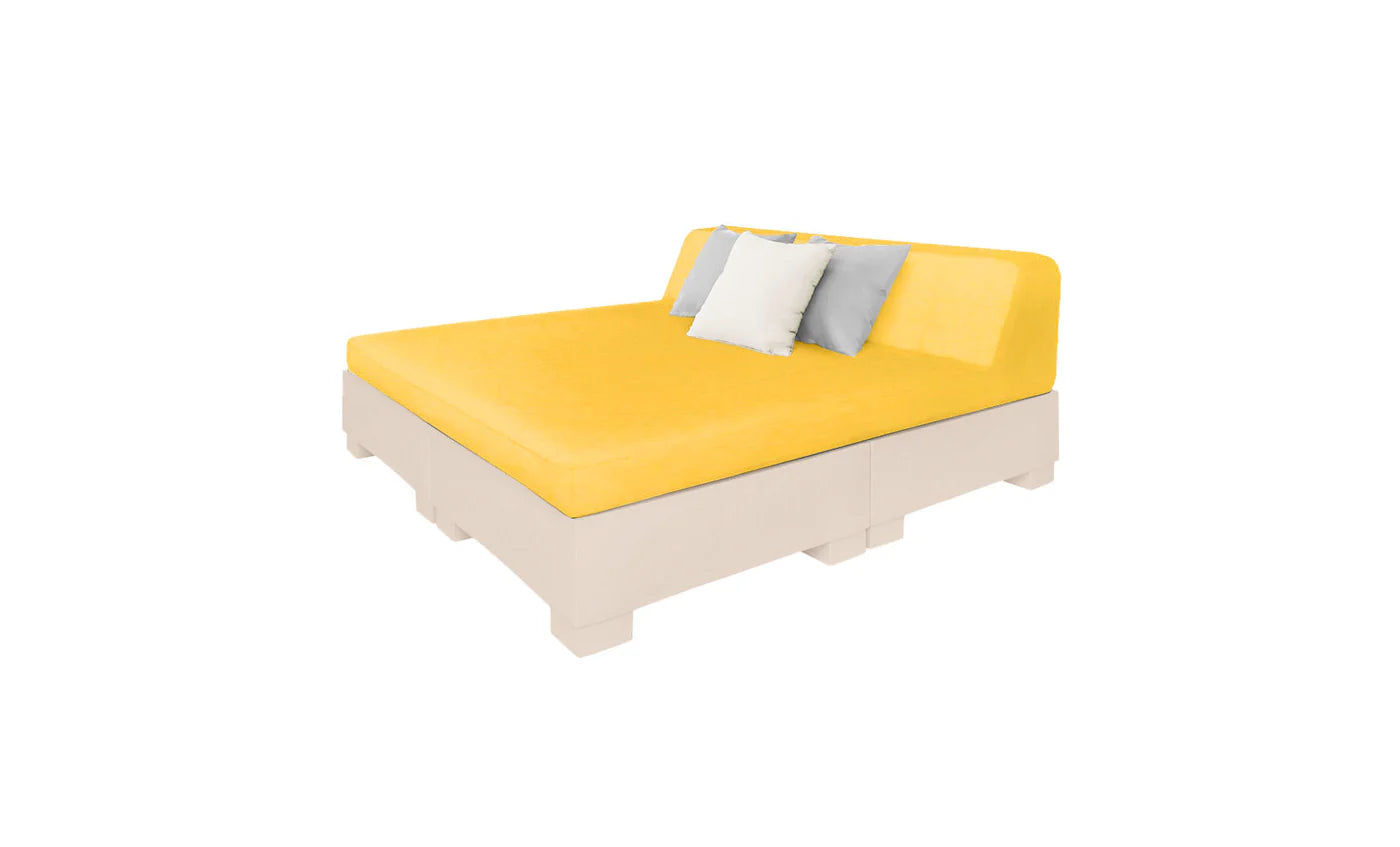 Affinity Square Sunbed with Backrest Cushion