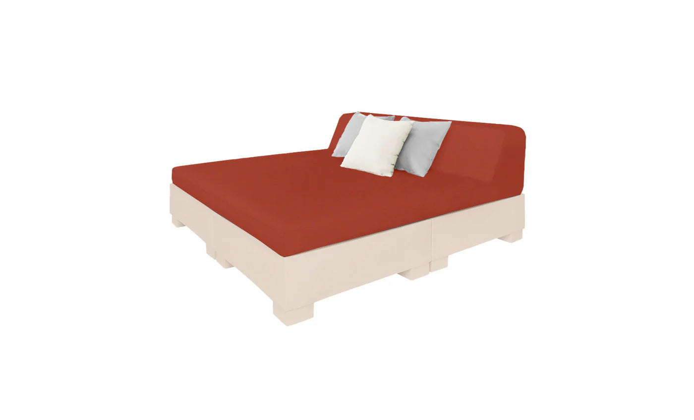 Affinity Square Sunbed with Backrest Cushion