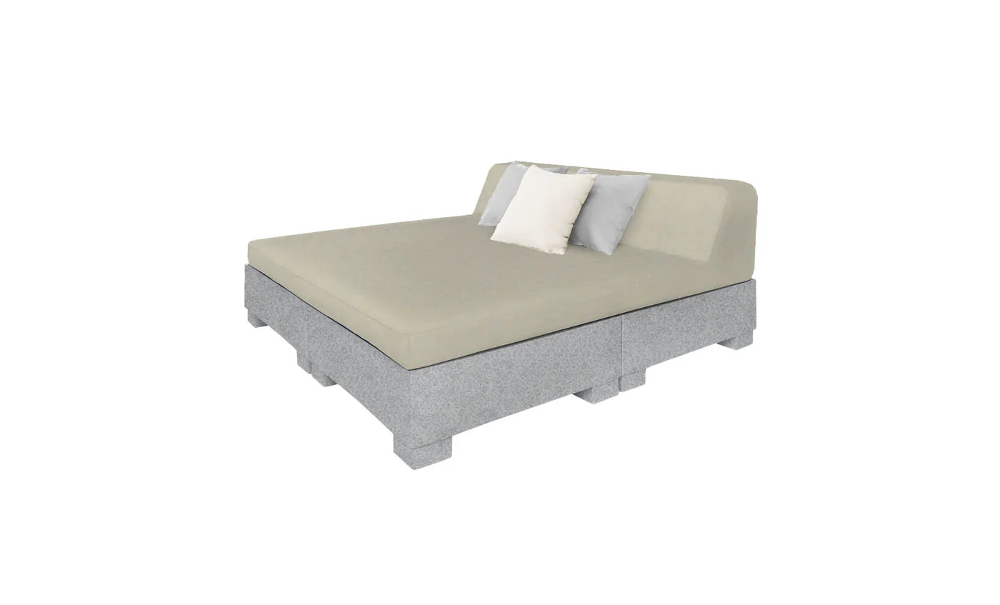 Affinity Square Sunbed with Backrest Cushion
