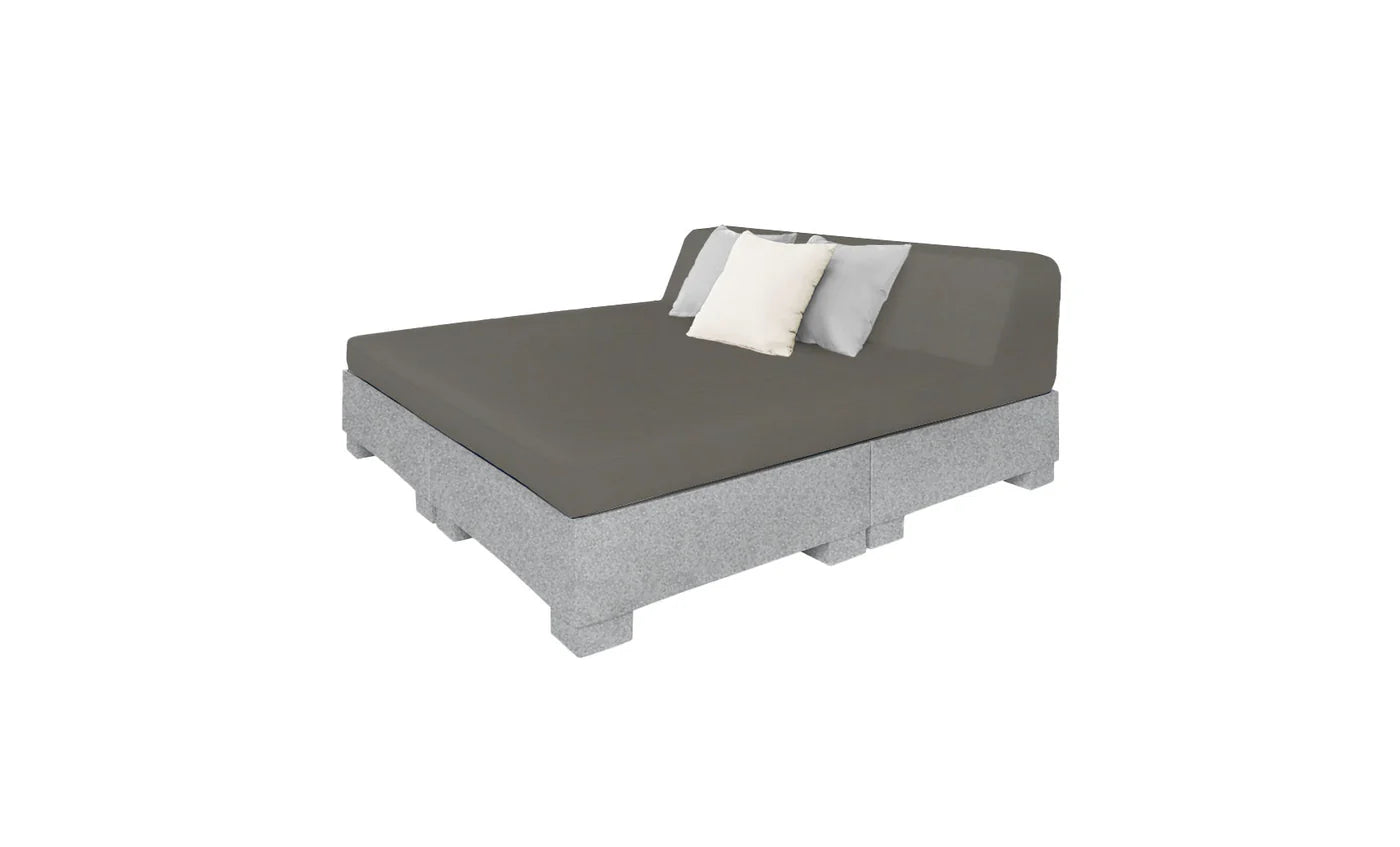 Affinity Square Sunbed with Backrest Cushion