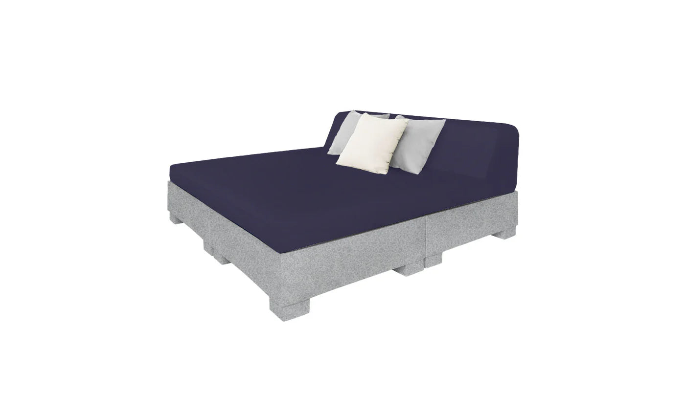 Affinity Square Sunbed with Backrest Cushion