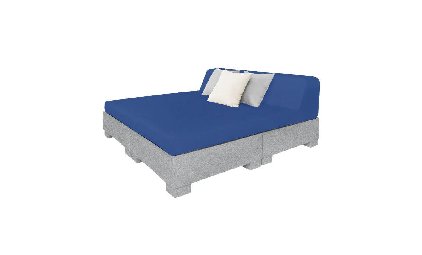 Affinity Square Sunbed with Backrest Cushion