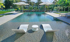 Signature Chaise and Side Table In-pool set
