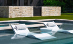 Signature Chaise Headrest Pillow and Side Table In-pool Set