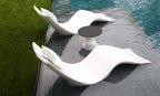 Autograph Chaise and Side table In-pool Set