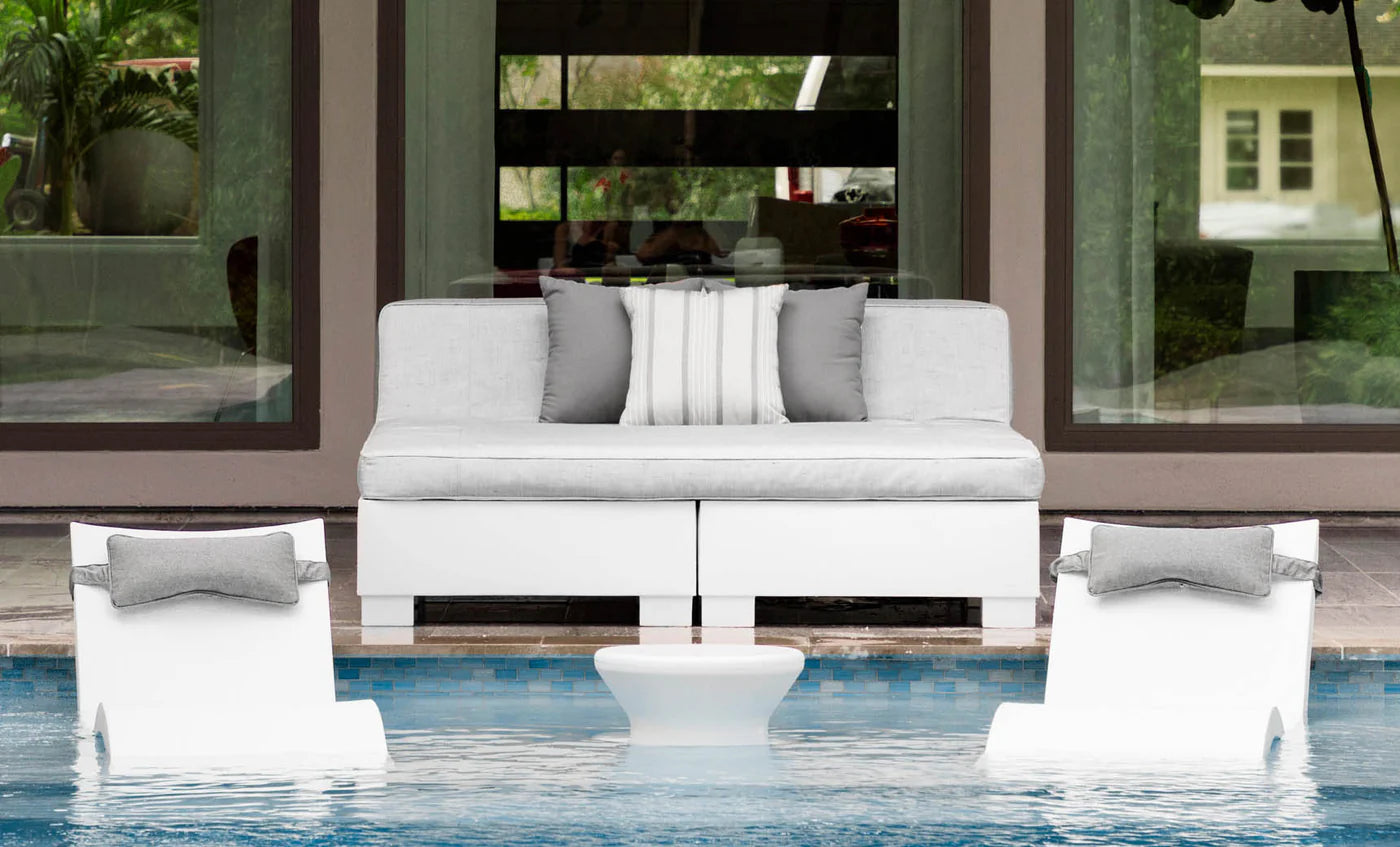 Affinity Square Sunbed with Backrest Cushion