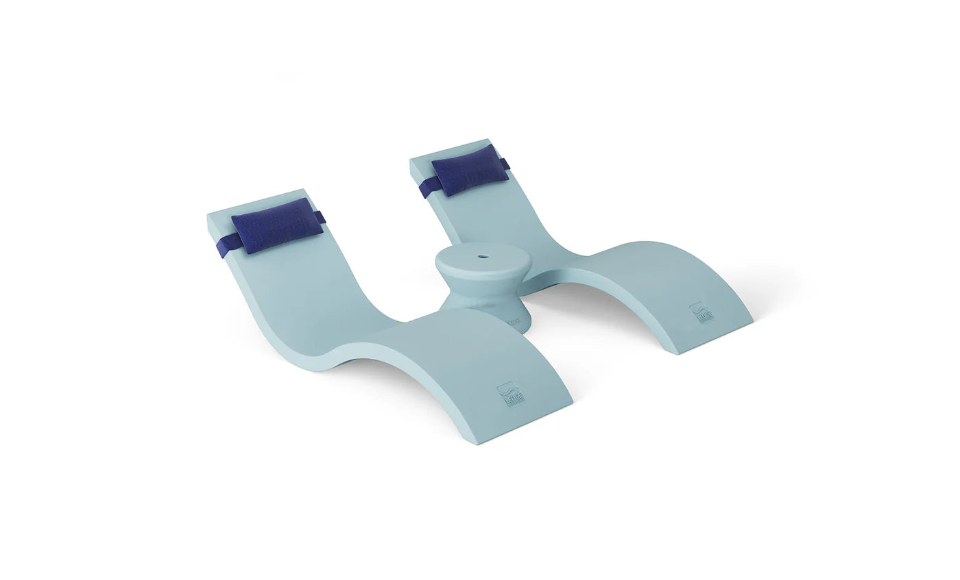 Signature Chaise Headrest Pillow and Side Table In-pool Set