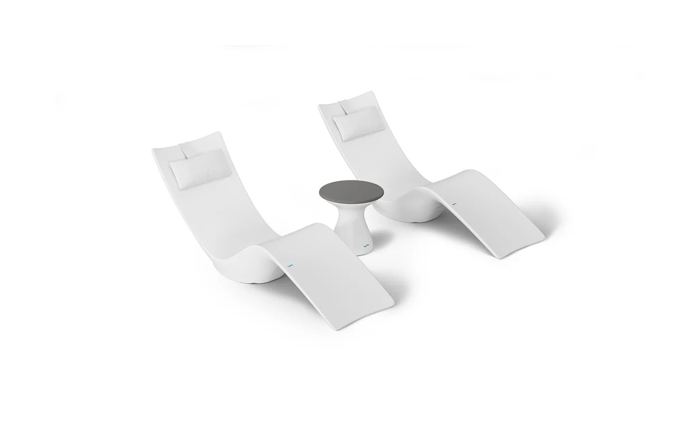 Autograph Chaise and Side table In-pool Set