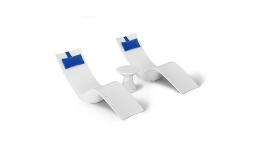 Autograph Chaise and Side table In-pool Set