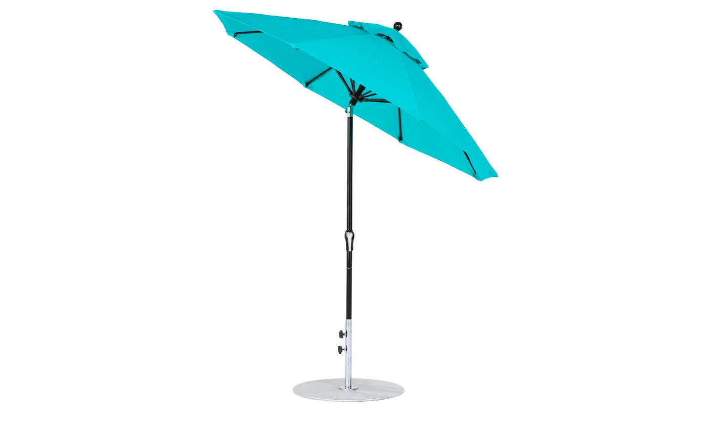 Essential Fiberglass Umbrella - 11' Octagon Crank Auto Tilt Single Vent