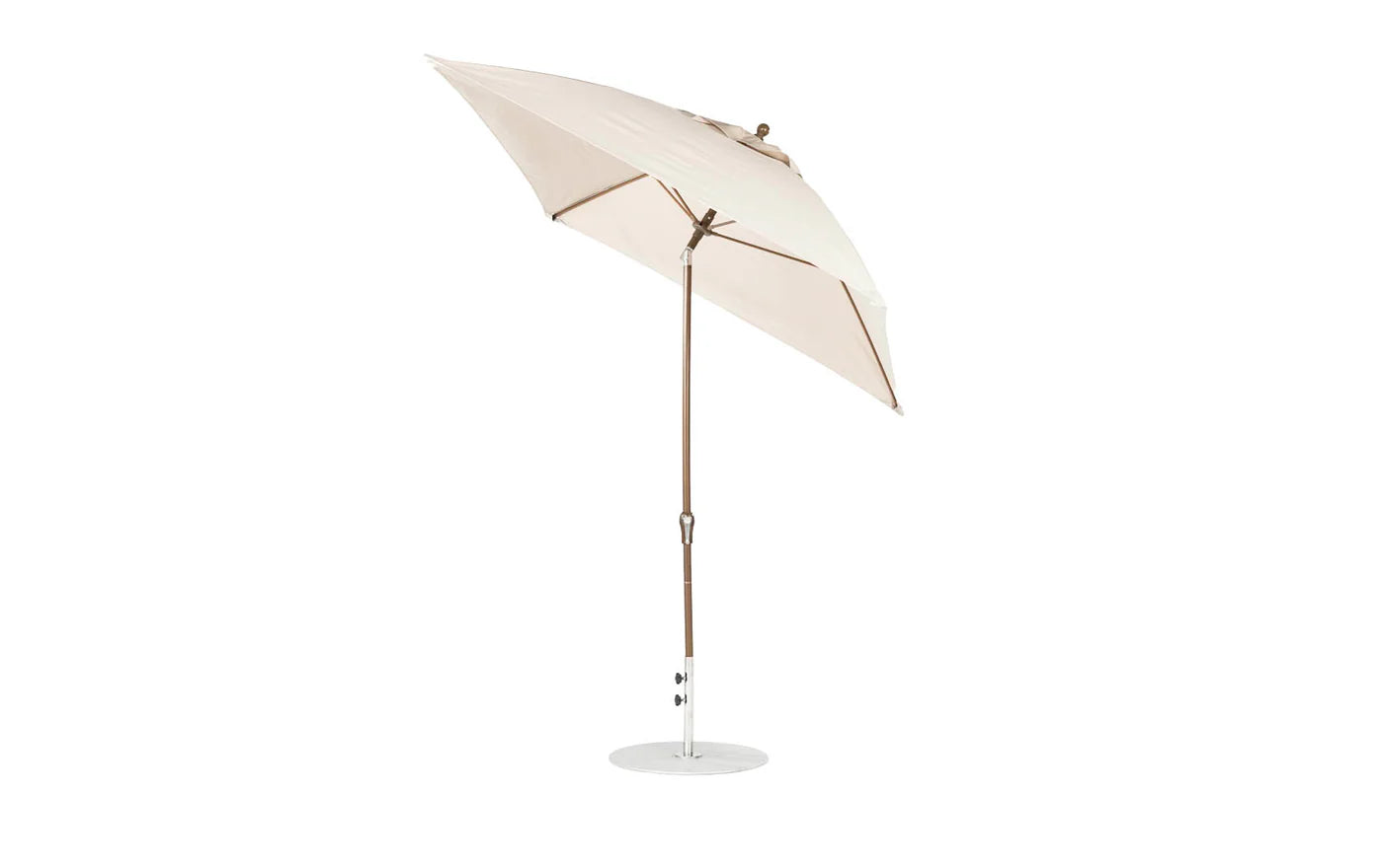 Essential Fiberglass Umbrella - 11' Octagon Crank Auto Tilt Single Vent