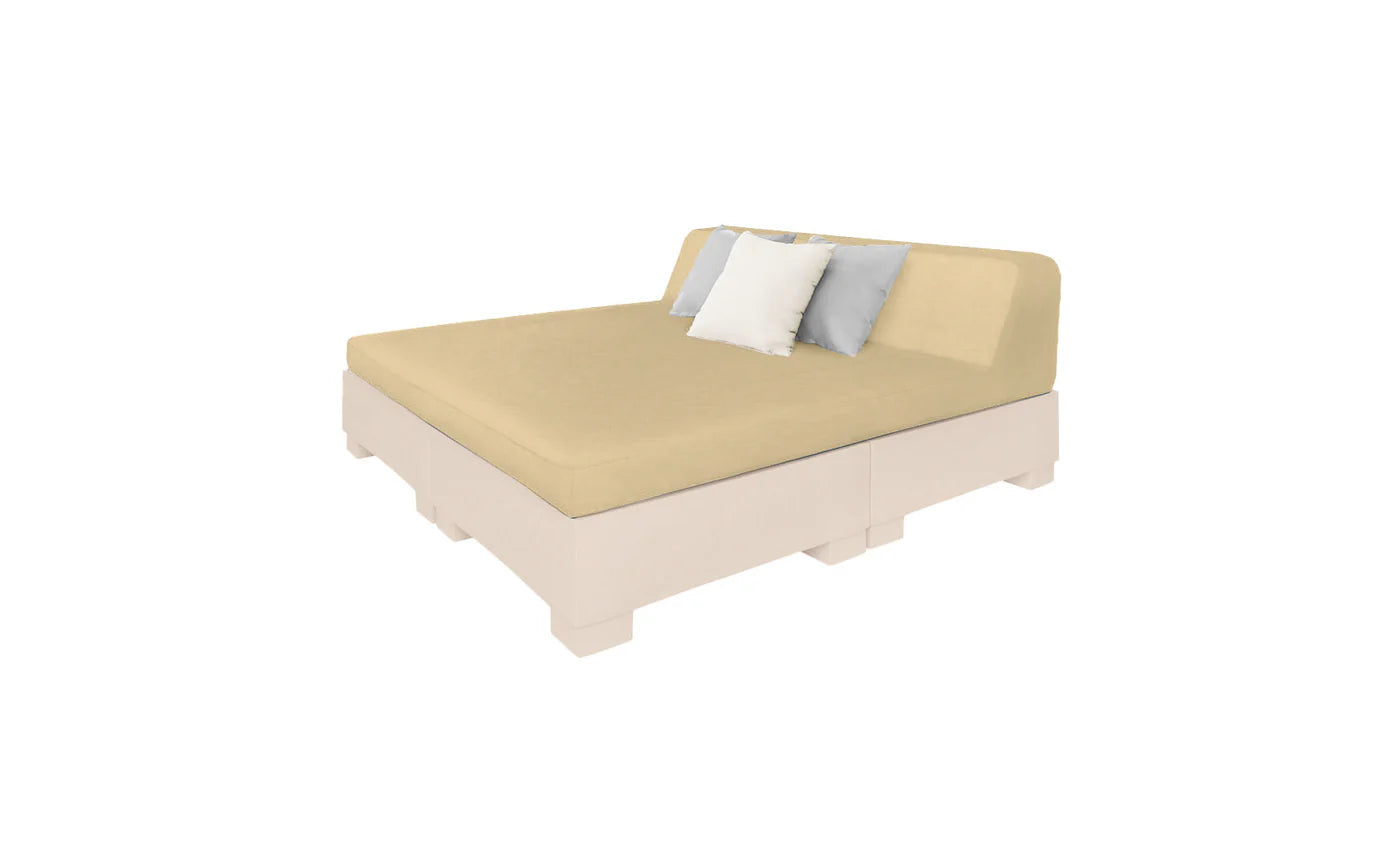 Affinity Square Sunbed with Backrest Cushion