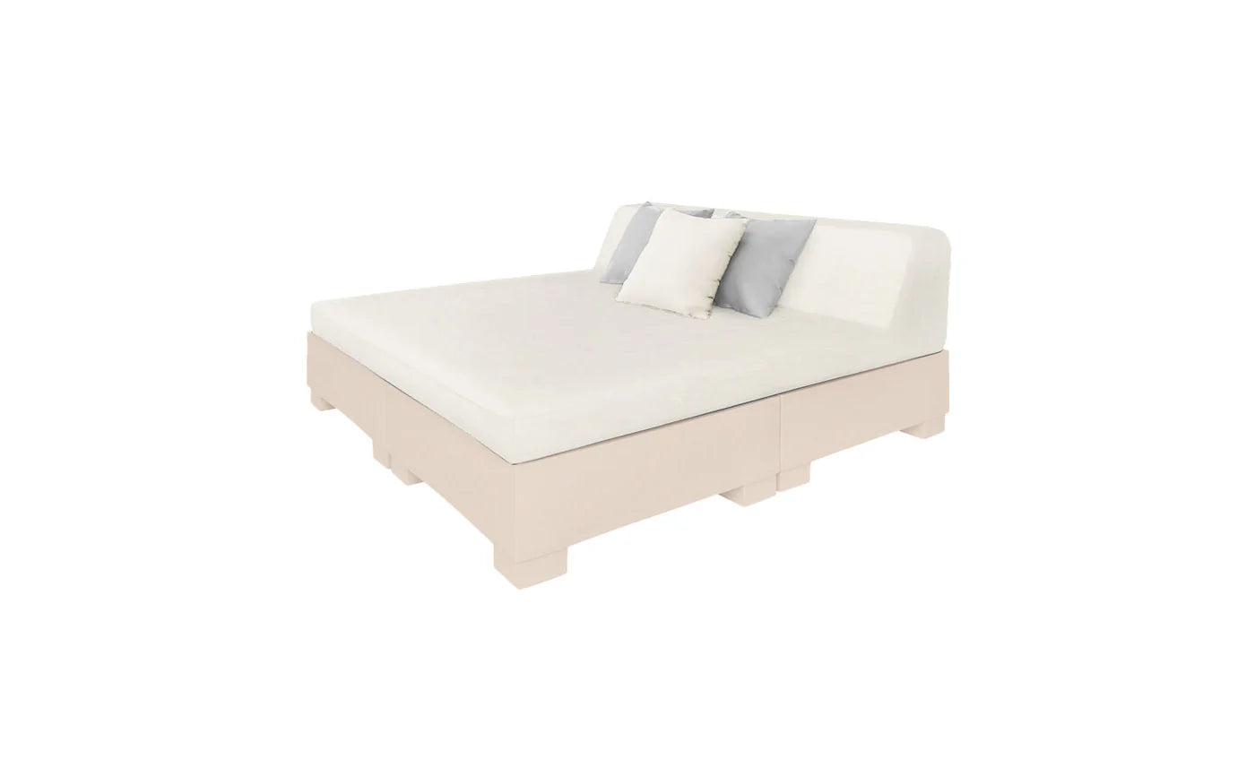 Affinity Square Sunbed with Backrest Cushion