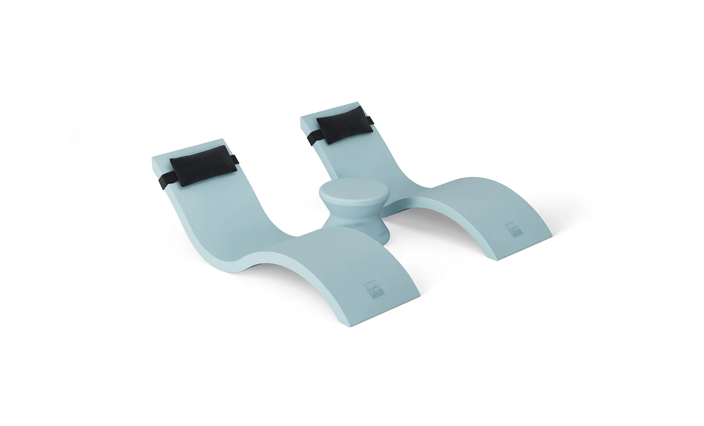 Signature Chaise Headrest Pillow and Side Table In-pool Set