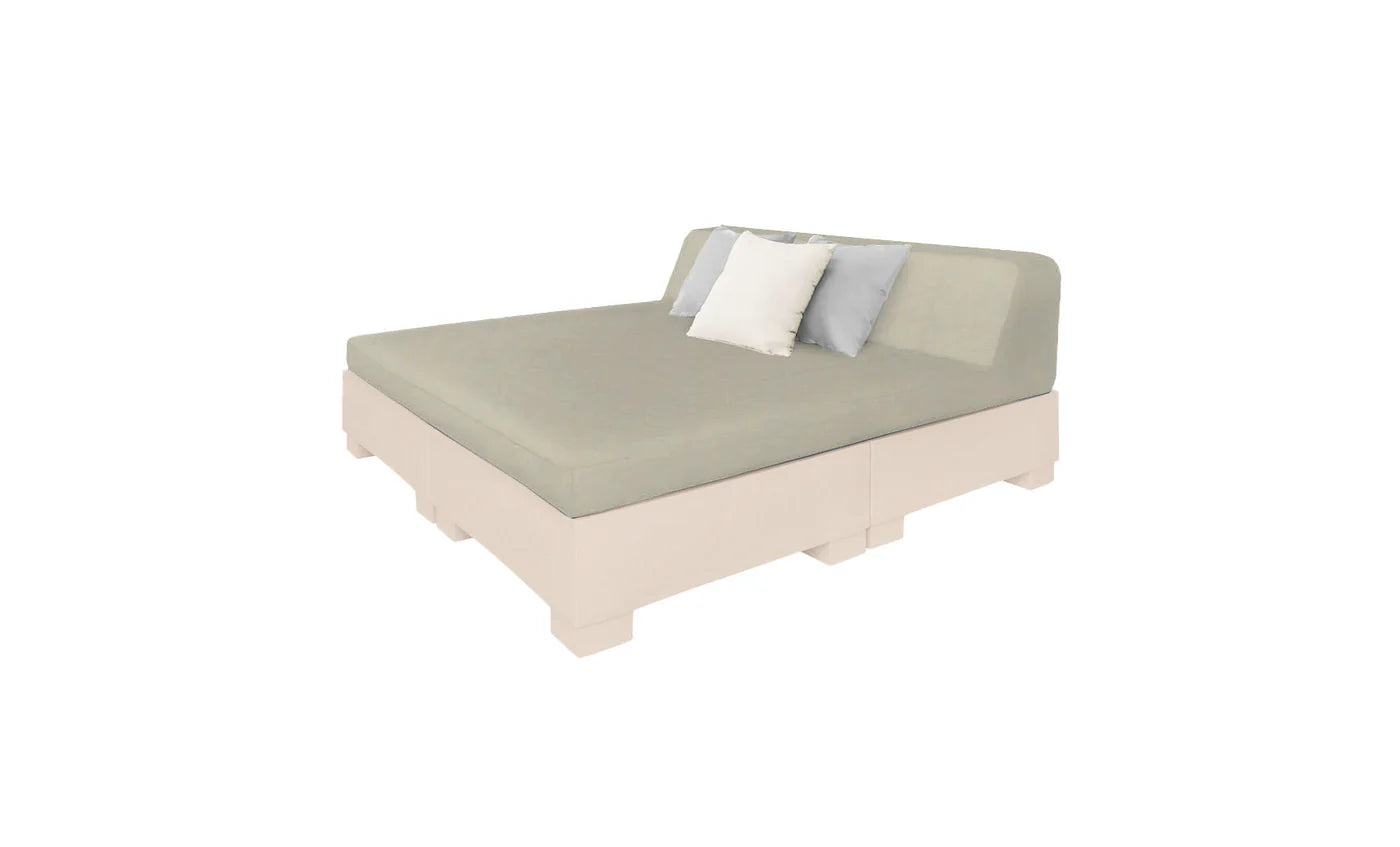 Affinity Square Sunbed with Backrest Cushion