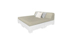 Affinity Square Sunbed with Backrest Cushion