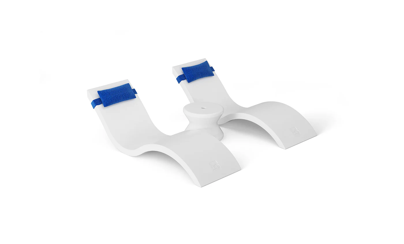 Signature Chaise Headrest Pillow and Side Table In-pool Set